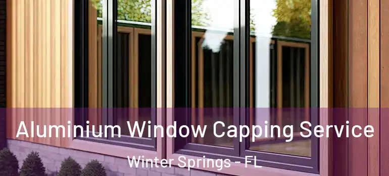 Aluminium Window Capping Service Winter Springs - FL