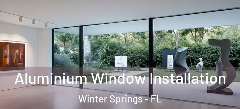 Aluminium Window Installation Winter Springs - FL