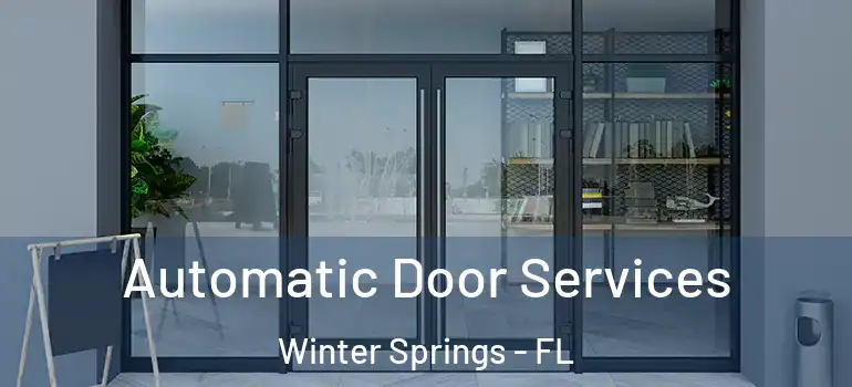 Automatic Door Services Winter Springs - FL