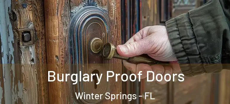 Burglary Proof Doors Winter Springs - FL