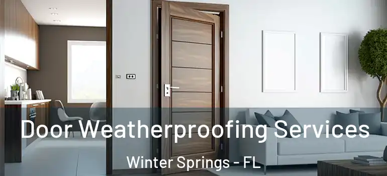 Door Weatherproofing Services Winter Springs - FL