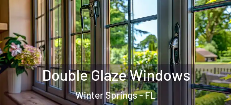 Double Glaze Windows Winter Springs - FL