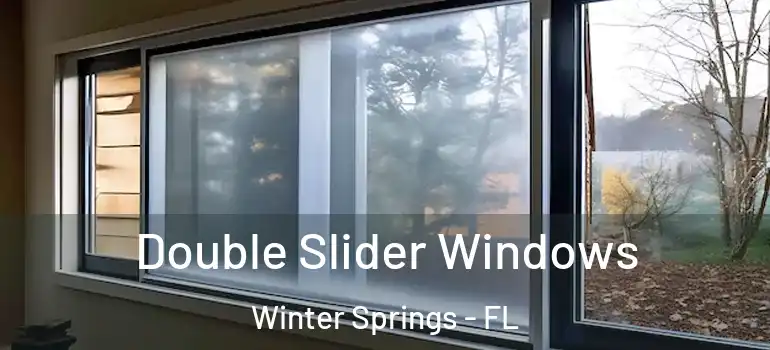 Double Slider Windows Winter Springs - FL
