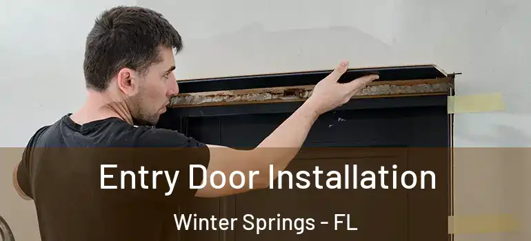 Entry Door Installation Winter Springs - FL