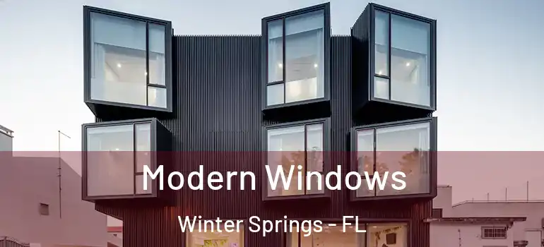 Modern Windows Winter Springs - FL