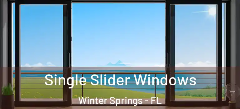 Single Slider Windows Winter Springs - FL