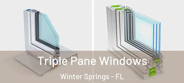 Triple Pane Windows Winter Springs - FL