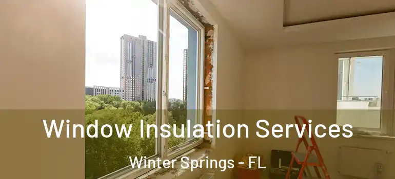 Window Insulation Services Winter Springs - FL