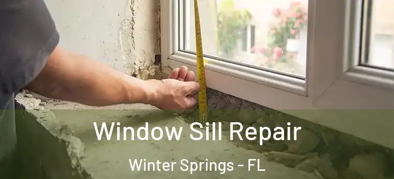 Window Sill Repair Winter Springs - FL