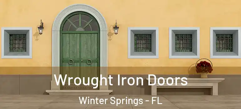 Wrought Iron Doors Winter Springs - FL